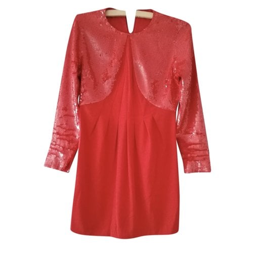 Pre-owned Reiss Mini Dress In Red