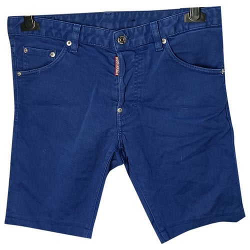 Pre-owned Dsquared2 Short In Blue