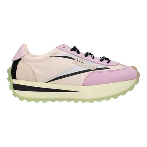 Pre-owned Stella Mccartney Vegan Leather Trainers In Pink