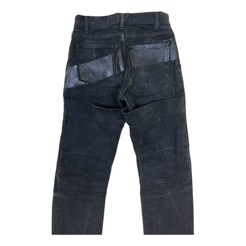 Pre-owned Helmut Lang Straight Jeans In Black