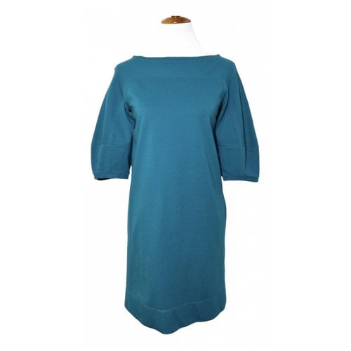Pre-owned Theory Mid-length Dress In Blue