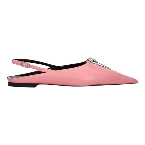 Pre-owned Stella Mccartney Leather Sandal In Pink