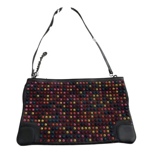 Pre-owned Christian Louboutin Loubiposh Leather Crossbody Bag In Multicolour