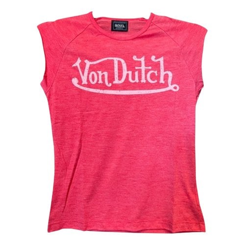 Pre-owned Von Dutch T-shirt In Pink