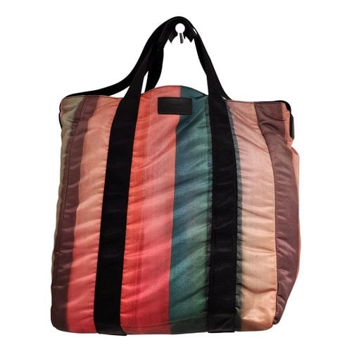Pre-owned Paul Smith Leather Tote In Multicolour