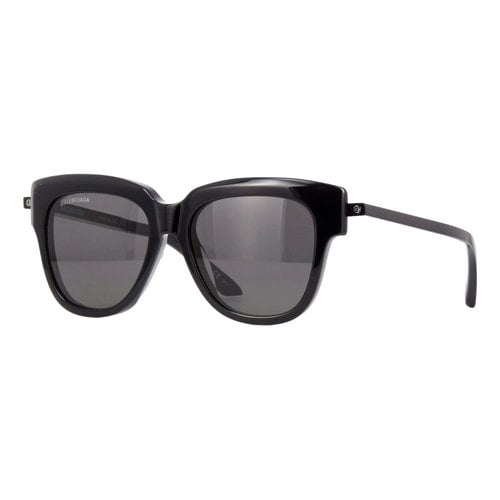 Pre-owned Balenciaga Aviator Sunglasses In Black
