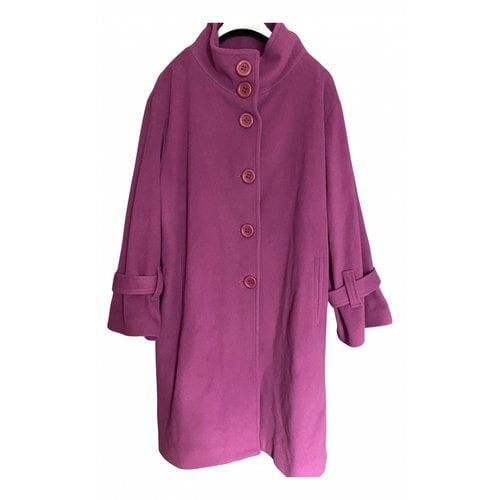 Pre-owned James Lakeland Wool Coat In Purple