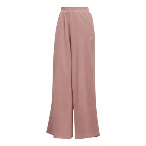 Pre-owned Adidas Originals Large Pants In Pink