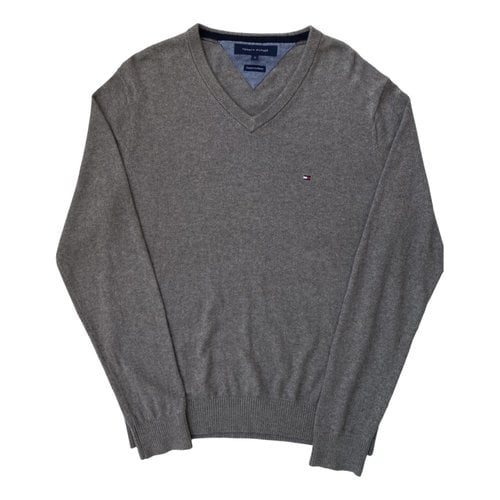 Pre-owned Tommy Hilfiger Cashmere Pull In Grey