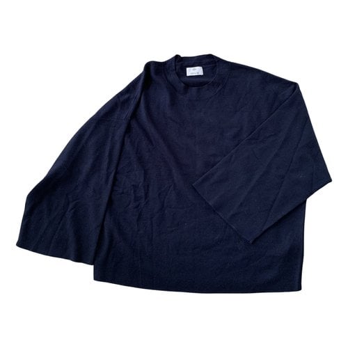 Pre-owned Allude Wool Jumper In Navy