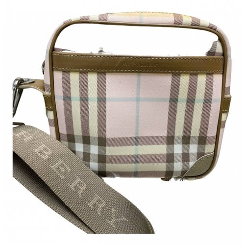 Pre-owned Burberry Crossbody Bag In Pink