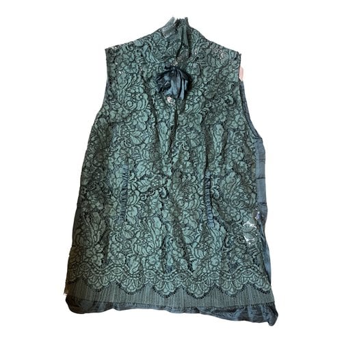 Pre-owned N°21 Lace Top In Green