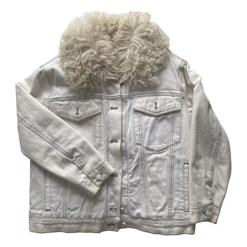 Pre-owned Alexander Wang Jacket In White