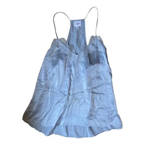 Pre-owned Cami Nyc Silk Top In Blue