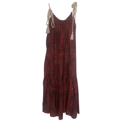 Pre-owned Ulla Johnson Maxi Dress In Red