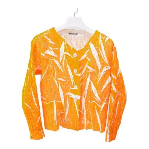 Pre-owned Issey Miyake Jacket In Orange