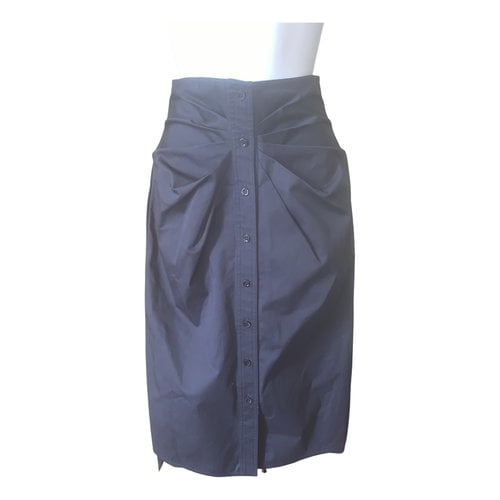 Pre-owned Dior Mid-length Skirt In Navy