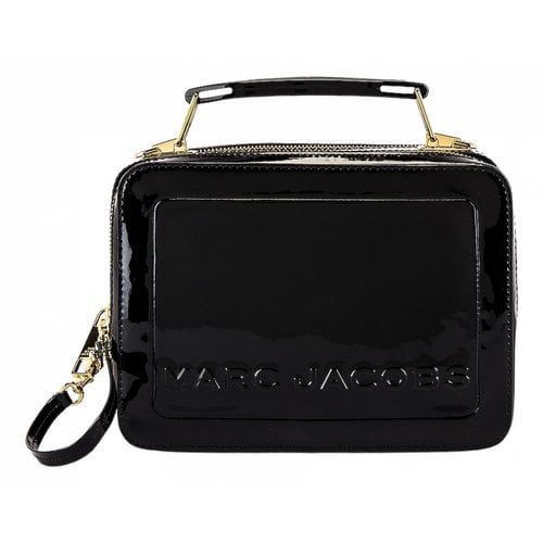 Pre-owned Marc Jacobs The Box Bag Leather Handbag In Black
