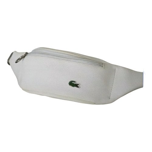 Pre-owned Lacoste Cloth Bag In White