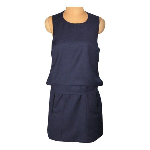 Pre-owned G-star Raw Wool Mid-length Dress In Blue