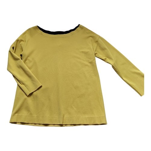 Pre-owned Suoli Jersey Top In Yellow