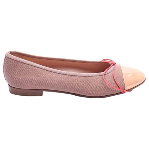 Pre-owned Unützer Leather Flats In Pink