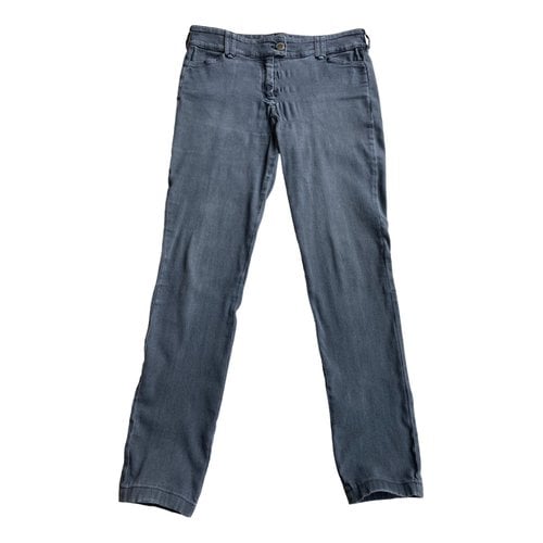 Pre-owned Balenciaga Slim Jeans In Grey