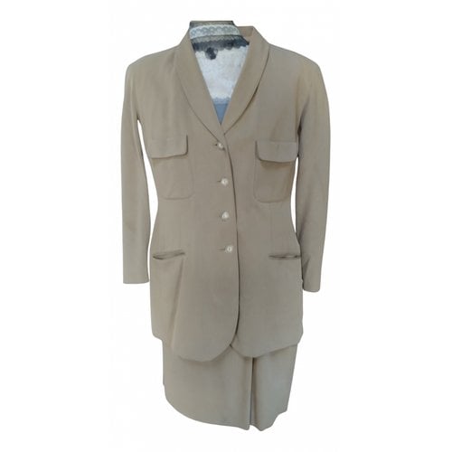 Pre-owned Emporio Armani Suit Jacket In Khaki