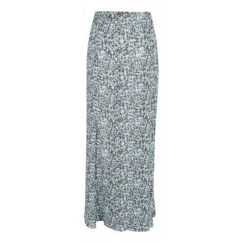 Pre-owned Acne Studios Maxi Skirt In Blue