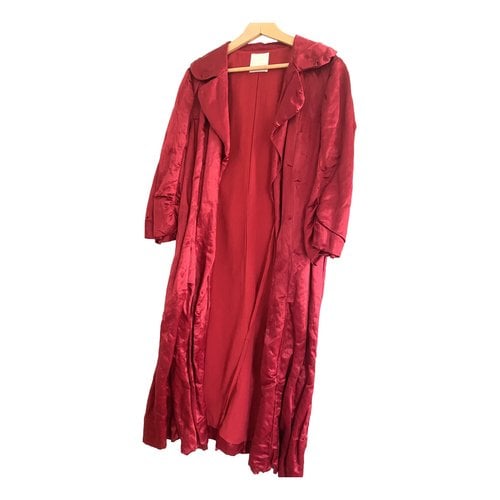 Pre-owned Lanvin Coat In Red