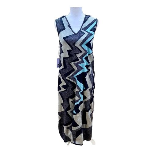 Pre-owned M Missoni Mid-length Dress In Grey