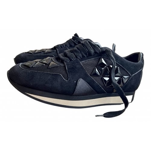 Pre-owned Burberry Trainers In Black