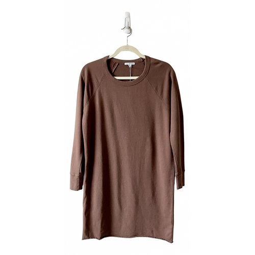 Pre-owned James Perse Mid-length Dress In Brown