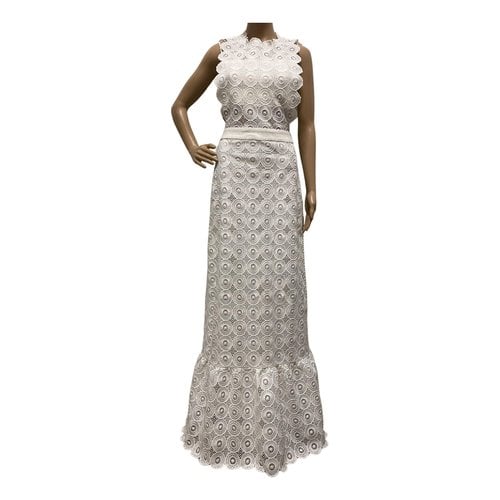Pre-owned Pnk Maxi Dress In White