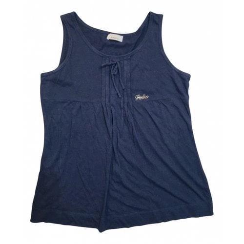Pre-owned Pinko Vest In Blue