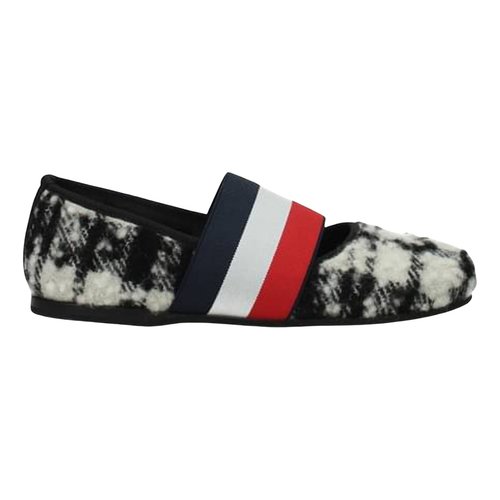 Pre-owned Moncler Cloth Ballet Flats In Multicolour