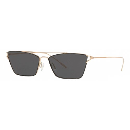 Pre-owned Oliver Peoples Aviator Sunglasses In Black