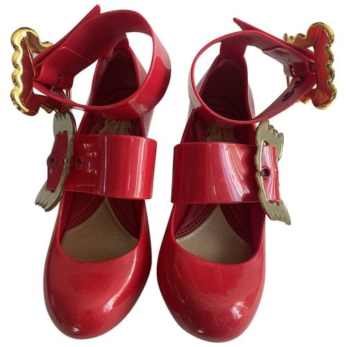 Pre-owned Vivienne Westwood Anglomania Heels In Red