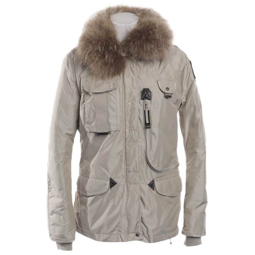 Pre-owned Parajumpers Coat In White