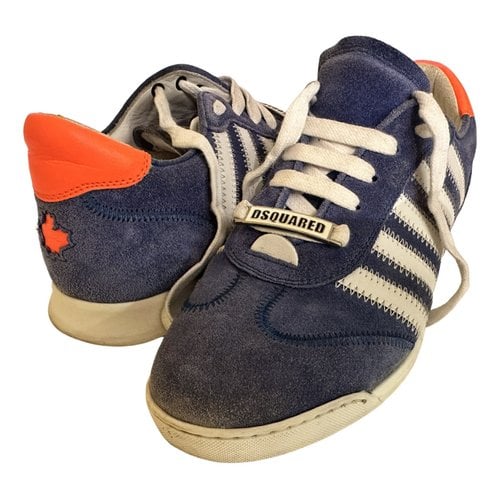 Pre-owned Dsquared2 Trainers In Blue