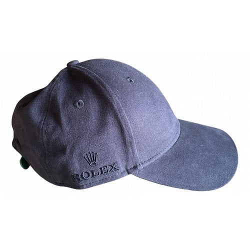 Pre-owned Rolex Hat In Navy