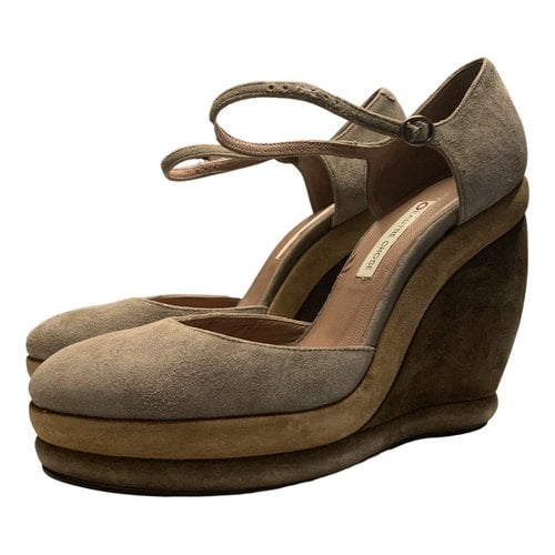 Pre-owned L'autre Chose Heels In Beige