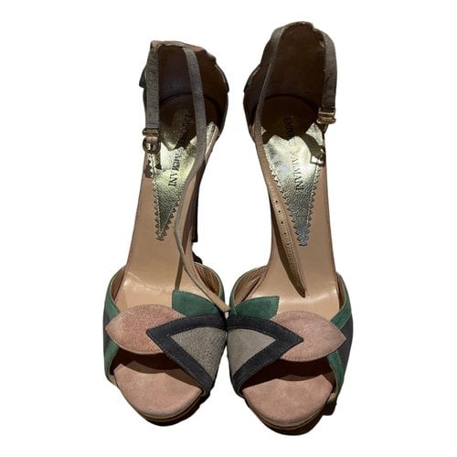 Pre-owned Emporio Armani Sandals In Multicolour