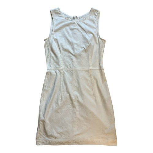 Pre-owned Theory Mid-length Dress In White