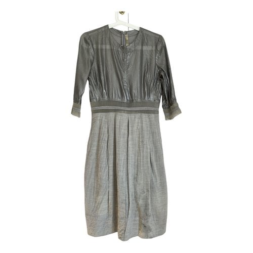 Pre-owned Balenciaga Mid-length Dress In Grey
