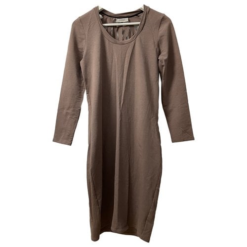 Pre-owned Murmur Mid-length Dress In Beige