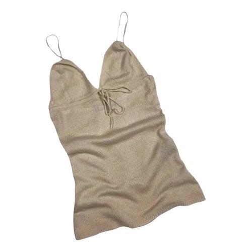 Pre-owned Isabel Marant Cashmere Camisole In Beige