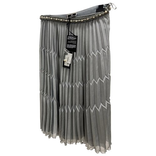 Pre-owned Elisabetta Franchi Mid-length Skirt In Metallic