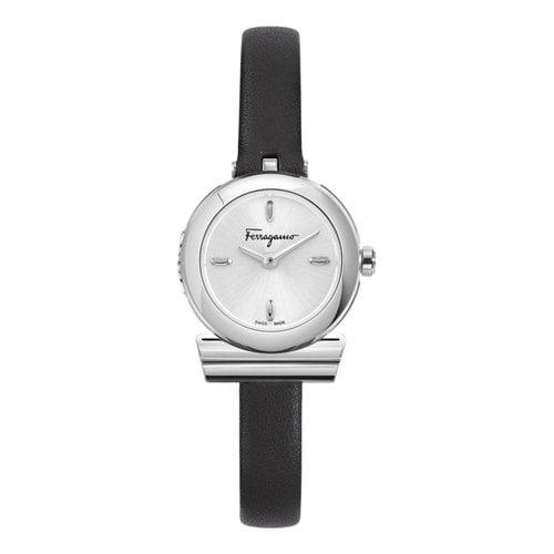 Pre-owned Ferragamo Watch In Silver