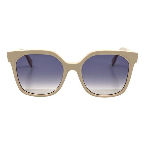 Pre-owned Fendi Sunglasses In Beige